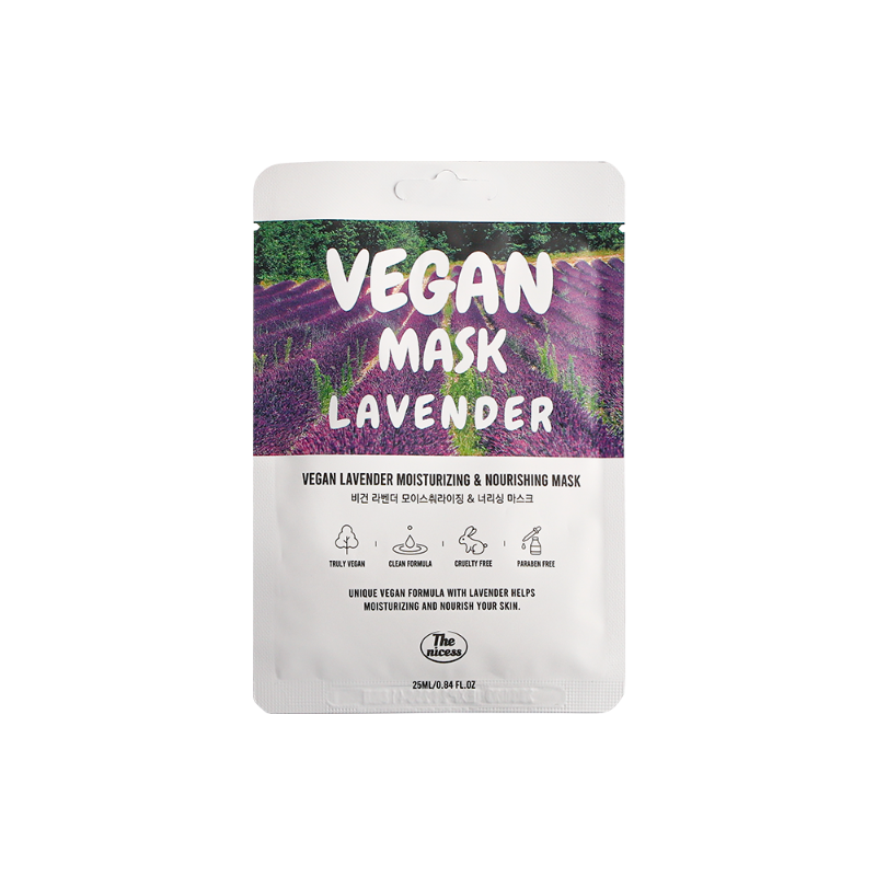 Thenicess vegan mask lavender